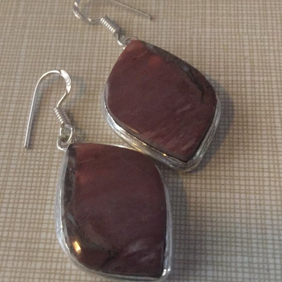 So pretty stylish butterfly Jasper Earrings - Picture 4 of 8
